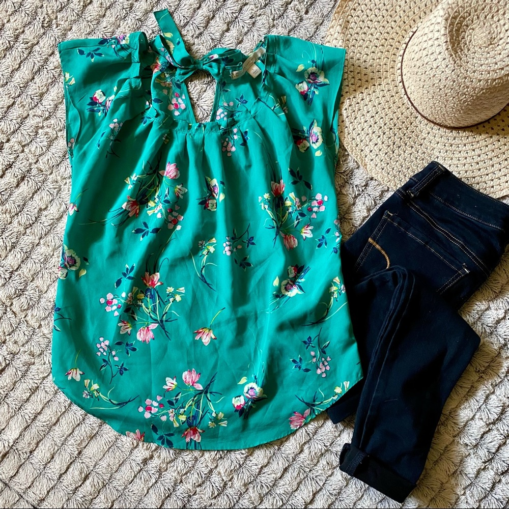 Lauren Conrad Pleated Blouse